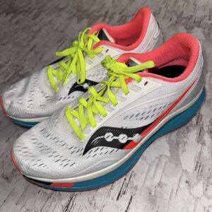 Women’s Saucony S10597-10 Endorphin Speed Running Shoes White Mutant Size 9.5